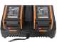 Worx Nitro WG737E - Akku-Rasenm&auml;her - 2x20V/4Ah - Schnittbreite 37cm