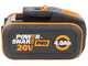 Worx Nitro WG737E - Akku-Rasenm&auml;her - 2x20V/4Ah - Schnittbreite 37cm