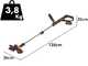Worx WG173E - Akku-Rasentrimmer 3 in 1 - 20V 4Ah