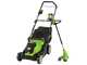 Greenworks G48LM41ST25K2X - Set Akku-Rasenm&auml;her + Akku-Rasentrimmer- 48V - 2x 24V/2Ah