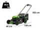 Greenworks GD48LM51SPIIK5 - Akku-Rasenm&auml;her mit Eigenantrieb - 48V/5Ah - Schnittbreite 51 cm