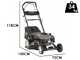 Blackstone Essentials ESP 560-224 - Benzin-Rasenm&auml;her mit Antrieb - 4 in 1 - 224cc Benzinmotor