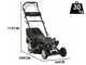 Blackstone Essentials ESP 460-180 - Selbstfahrender Benzin-Rasenm&auml;her - 4 in 1 - 180cc Benzinmotor