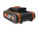 Worx WG918E - Kit Heckenschere + Rasentrimmer mit Akku - 20/2Ah