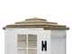Garofalo Tuscany Evo 80 Pagoda - Ger&auml;teschuppen - Mit Fenster - 82.5x82.5x198 cm