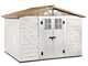 Garofalo Tuscany Evo 280 - Gartenhaus - Mit Fenstern und Doppelfl&uuml;gelt&uuml;r - 282.5x242.5x225 cm