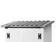 Garofalo Urban 100 - Gartenhaus - Mit Doppelt&uuml;r - 122.5x82.5x201 cm