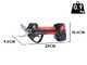 Blue Bird PS 23-28C Faster - Elektrische Astschere - 2x 16.8V 2.5Ah