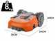 Worx Landroid S400 WR184E - M&auml;hroboter mit Begrenzungskabel - 400 m2