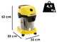 Karcher WD 3 S V-19/4/20 - Staubsauger - Edelstahltrommel - 19 Liter