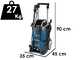 Bosch Professional GHP 5-75 - Kaltwasser-Hochdruckreiniger - 185 bar - 570 l/h