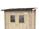 Alce Hobby 198x98 &ndash; Ger&auml;tehaus aus Holz &ndash; Mit Frontfenstern &ndash; 198x98x197 cm