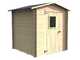 Alce Regis 198x198 &ndash; Ger&auml;tehaus aus Holz &ndash; Mit Frontfenster &ndash; 198x198x216 cm