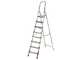Alu-Stehleiter mit Standfl&auml;che Alice 8, 8 Stufen, 2,37 m