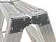 Doppel-Aluminium-Stehleiter Modell 1031, 2x4 Stufen, H&ouml;he 0,96 m