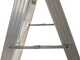 Doppel-Aluminium-Stehleiter Modell 1031, 2x4 Stufen, H&ouml;he 0,96 m