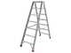 Aluminium-Doppelleiter 1031, 2&times;7 Stufen, 1,70 m