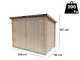 Alce Eureka 218x130 &ndash; Gartenhaus aus Holz &ndash; Pultdach &ndash; 218x130x167 cm