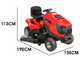 Snapper SPX107 - Rasentraktor - Briggs&amp;Stratton 656cc - mit Seitenauswurf
