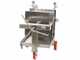 Enotecnica Pillan FC42 &ndash; Professioneller Weinfilter mit 20 Filterplatten 40x40 cm &ndash; Rahmen und Pumpe aus Edelstahl