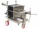 Enotecnica Pillan FC42 &ndash; Professioneller Weinfilter mit 20 Filterplatten 40x40 cm &ndash; Rahmen und Pumpe aus Edelstahl