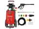 GeoTech Cyclone 180 &ndash; Hochdruckreiniger mit Profi-Lanze + Rohrreinigungssonde &ndash; 180 bar &ndash; 480 l/h