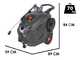 Comet New Scout Evo 160 Extra &ndash; Professioneller Hei&szlig;wasser-Hochdruckreiniger &ndash; Max. 160 bar &ndash; 600 l/h