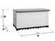 Garten-Aufbewahrungsbox Garofalo Urban 150 - 82.5x46.5x56 cm