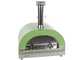 Clementi Gold &ndash; Holzbackofen f&uuml;r Pizza &ndash; Backfl&auml;che 80 x 60 - 4 Pizzen - Gr&uuml;n