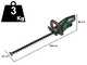 Bosch UniversalHedgeCut 18V-55 - Heckenschere 2 x 18V/2.5Ah - Schwert 55 cm