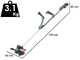Bosch UniversalGrassCut 18-260 - Akku-Motorsense  - 2x18V-2Ah