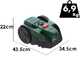 Bosch VISIMOW18V-100 - M&auml;hroboter  - einfache Installation - ohne AKKU und LADEGER&Auml;T SOLO