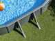 Gre Anthracite Oval 610 x 375 x 132 cm &ndash; Stahlwandpool