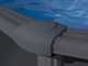 Gre Anthracite Oval 610 x 375 x 132 cm &ndash; Stahlwandpool