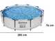 Bestway Steel Pro Max 56408DE - &Oslash;305x76 cm - Runder Pool + Pumpenfilter 16 W