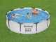 Bestway Steel Pro Max 56408DE - &Oslash;305x76 cm - Runder Pool + Pumpenfilter 16 W