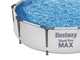 Bestway Steel Pro Max 56408DE - &Oslash;305x76 cm - Runder Pool + Pumpenfilter 16 W