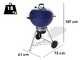 Weber Master Touch GBS 5755 Ocean Blue - Holzkohlegrill