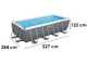 Bestway Power Steel 56671DE - 488x244x122 cm - Frame Pool