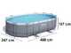 Bestway Power Steel 56448DE - 488x305x107 cm - Ovalpool