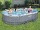 Bestway Power Steel 56448DE - 488x305x107 cm - Ovalpool