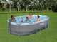 Bestway Power Steel 56448DE - 488x305x107 cm - Ovalpool