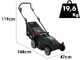 Bosch Rotak18V2-43 &ndash; Akku-Rasenm&auml;her &ndash; Schnittbreite 43 cm &ndash; OHNE AKKU UND LADEGER&Auml;T