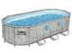 Bestway Steel Pro Max Splashview 56716DE - 549x274x122 cm - Frame Pool, oval, f&uuml;r 7-8 Personen