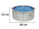Bestway Hydrium 56566DE - &Oslash;305x122 cm - Stahlwandpool, rund