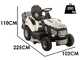 Blackstone FALCON 98-170 RM - Rasentraktor mit echanisches Getriebe - Mulching