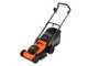 Black &amp; Decker BEMWP340-QS &ndash; Akku-Rasenm&auml;her &ndash; 1400 W &ndash; Schnittbreite 34 cm