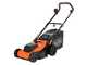 Black &amp; Decker BEMWP340-QS &ndash; Akku-Rasenm&auml;her &ndash; 1400 W &ndash; Schnittbreite 34 cm
