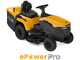 Stiga Estate 384e &ndash; Rasentraktor mit 1 ePower Pro 56V/40Ah-Akku &ndash; Fangkorb und Mulchfunktion