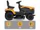 Stiga Tornado 398e &ndash; Rasentraktor mit 1 ePower Pro 56V/40Ah-Akku &ndash; Seitenauswurf und Mulchfunktion
